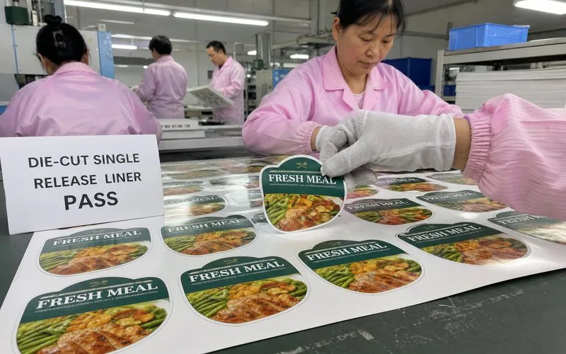 die cut container seal labels
