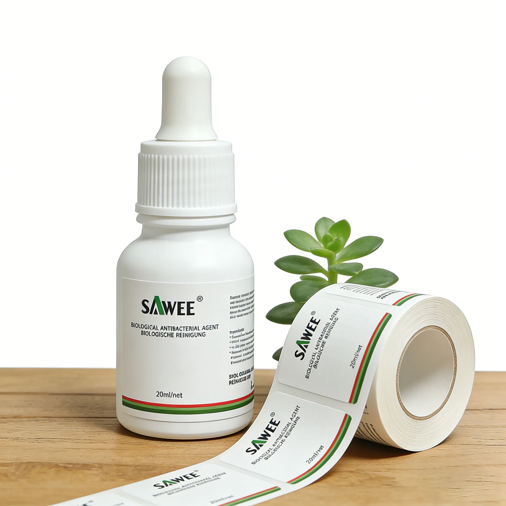 Dropper Bottle Supplement Label Roll