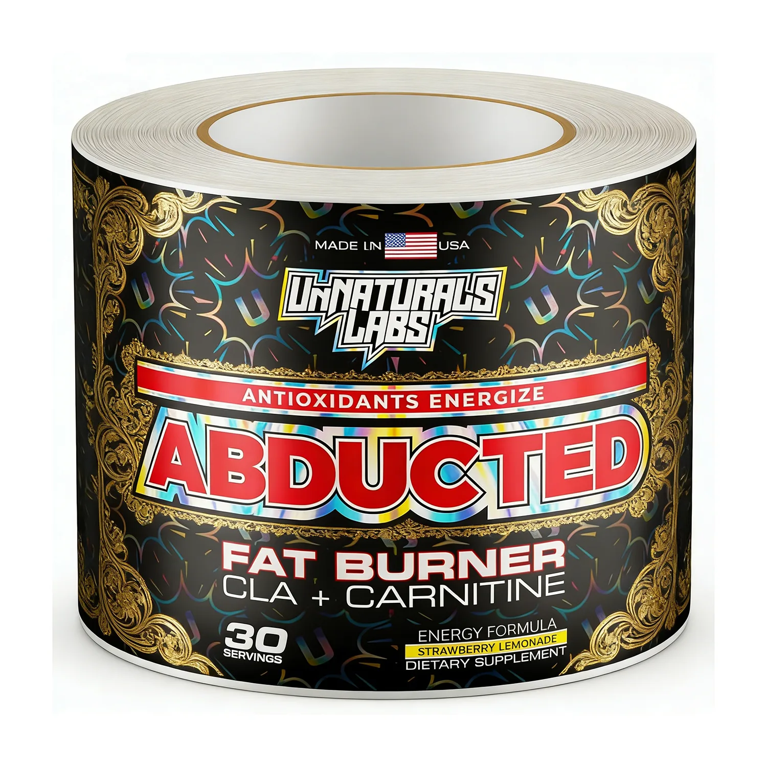 Fat Burner Tub Label