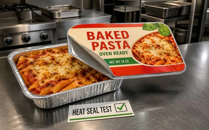 foil container lid seal labels