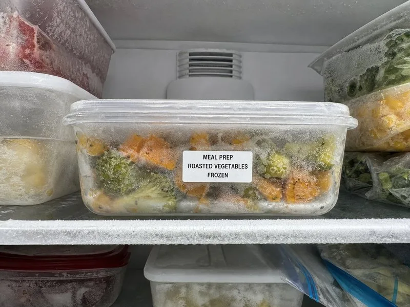 freezer grade container labels frost