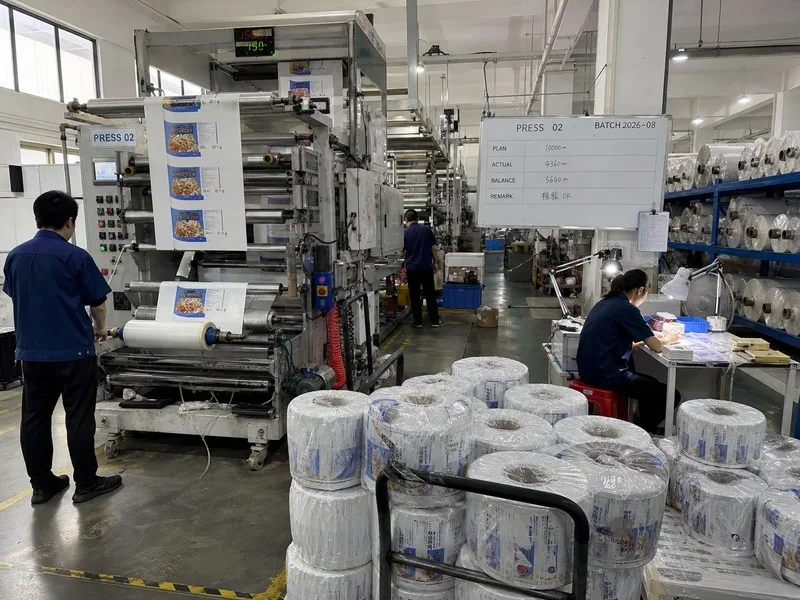 frozen food label printing factory
