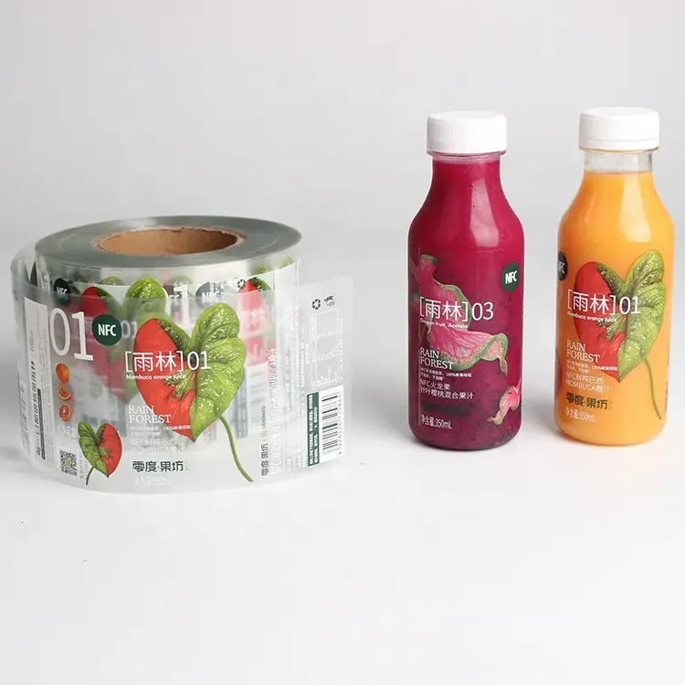 Fruit Drink Bottle Label Roll Product View
