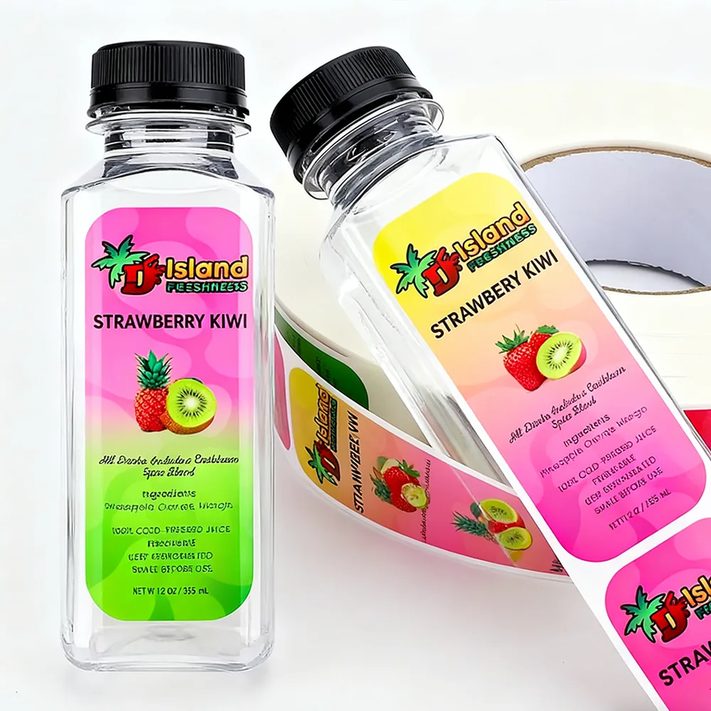 Fruit Drink Bottle Label Roll