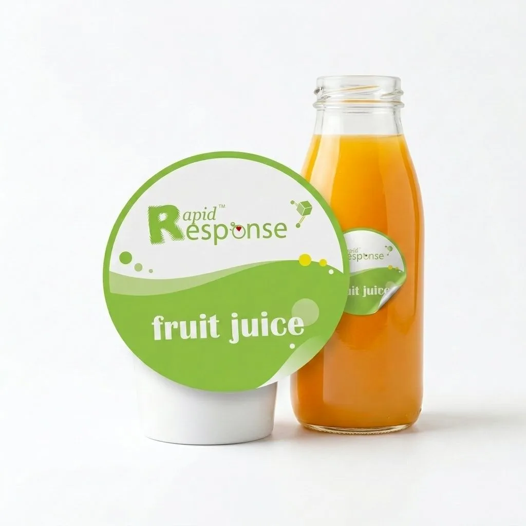 Fruit Juice Bottle Label