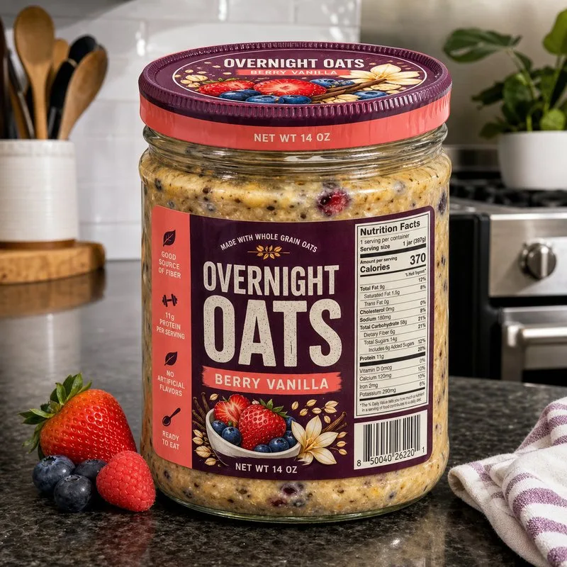 glass jar food storage labels