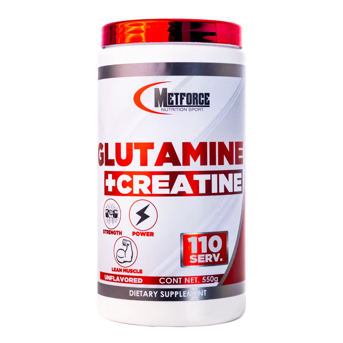 Glutamine Creatine Supplement Facts Panel