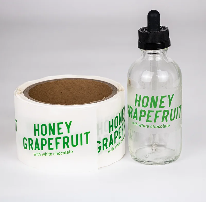 Grapefruit Dropper Bottle Label
