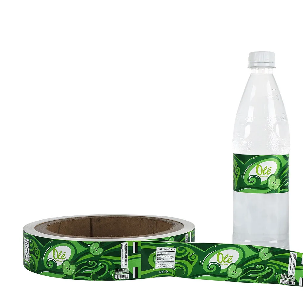 Green Water Bottle Label Roll