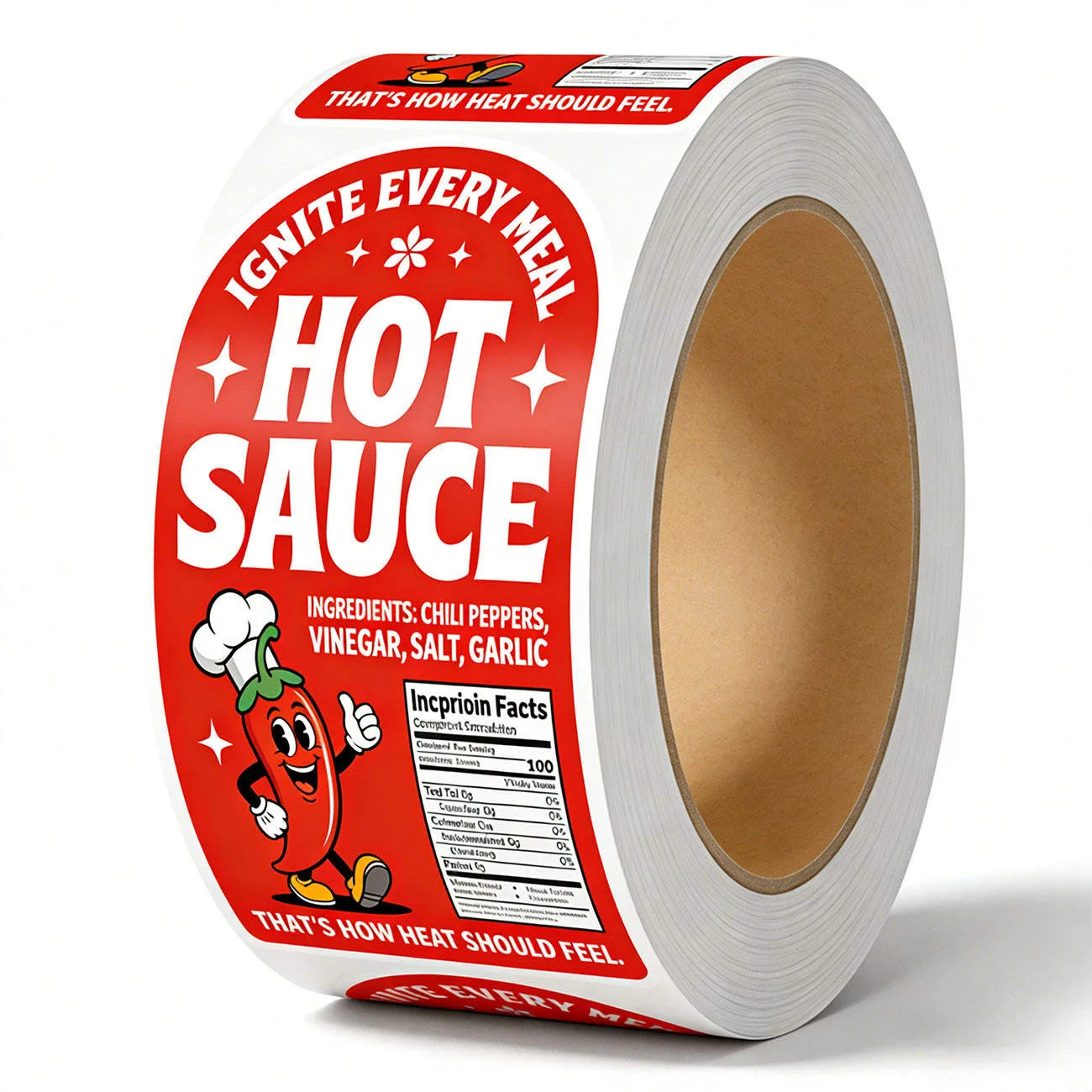 Hot Sauce Label Roll