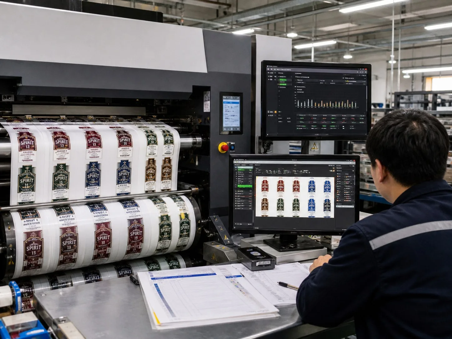 hp digital press multi version spirit labels