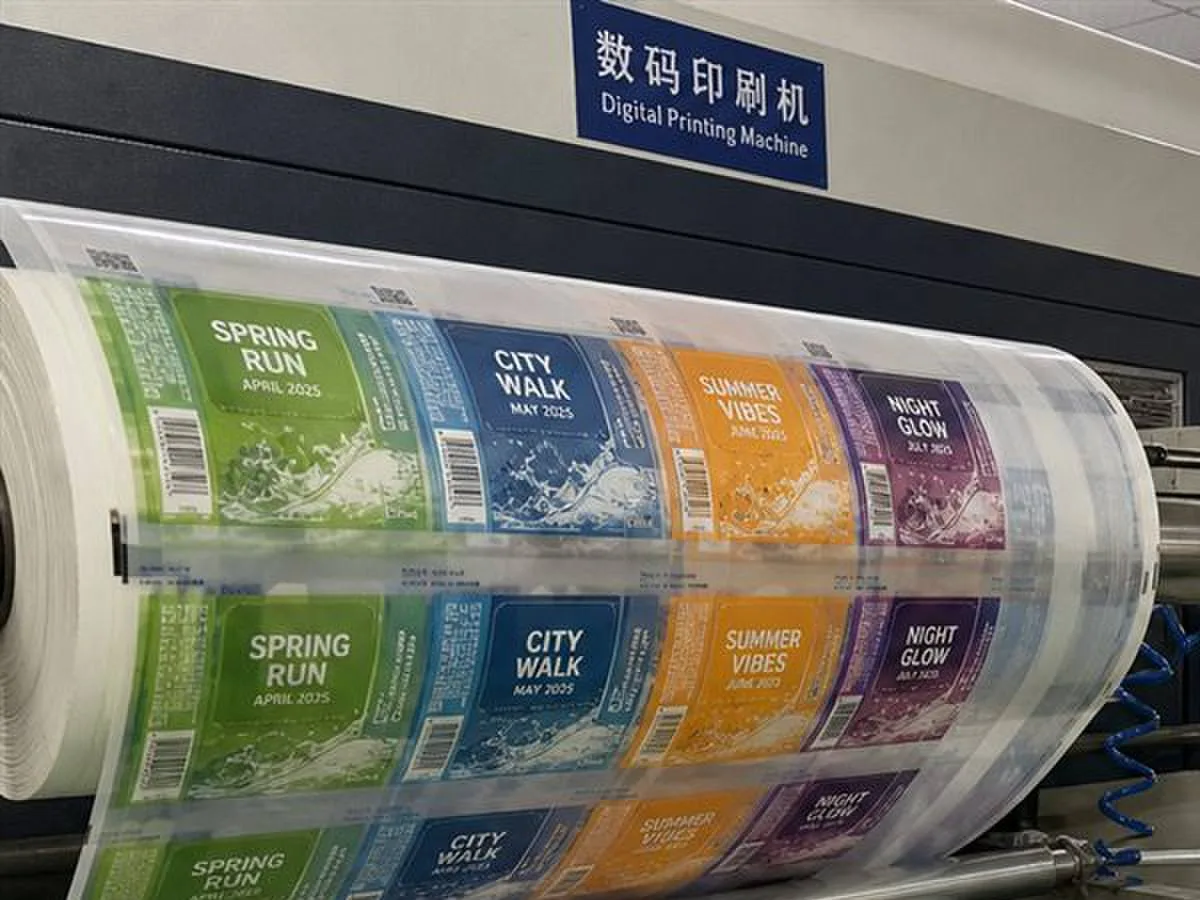 HP digital press printing versioned label artwork