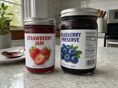 jam mason jar labels wrap around