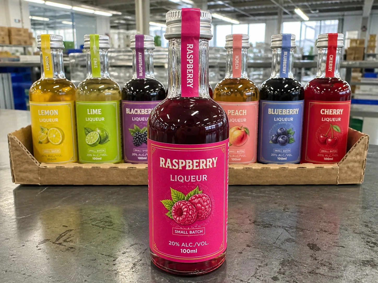 liqueur small format wrap label