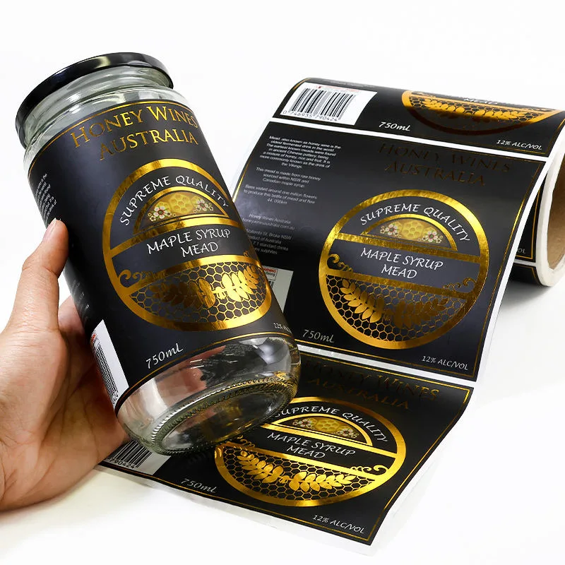 Maple Syrup Jar Label Roll
