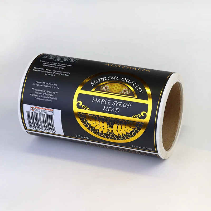 Maple Syrup Label Roll