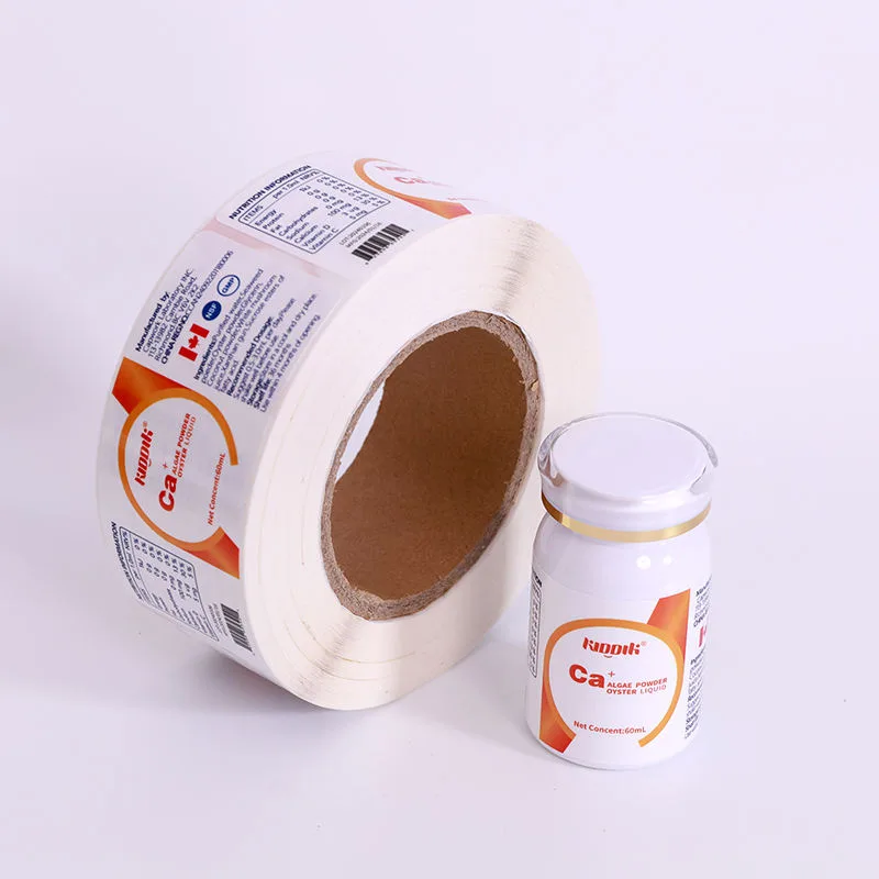 Medicine Bottle Label Roll