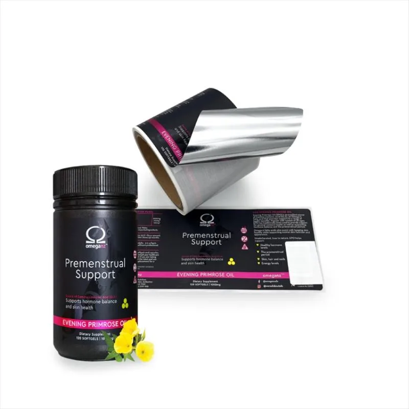 Menstrual Support Supplement Bottle Label