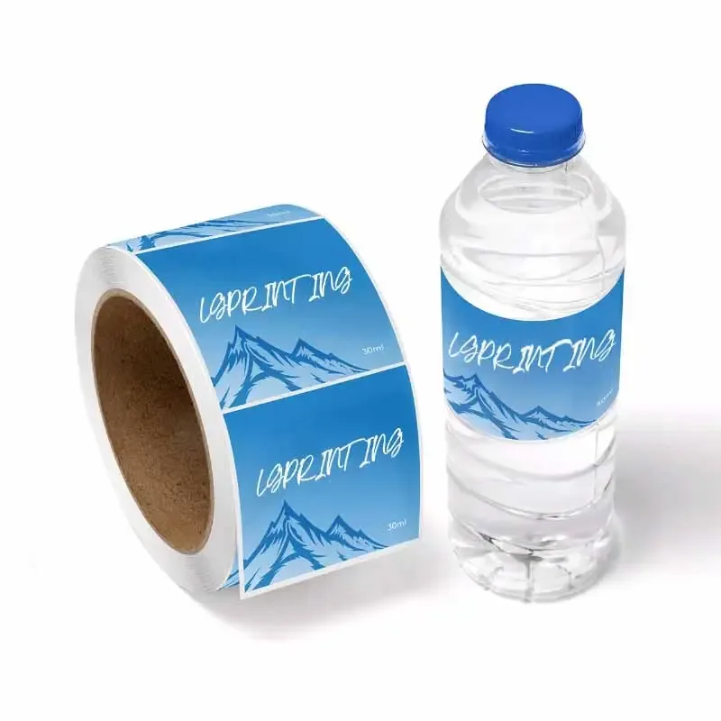 Mountain Water Bottle Label Roll