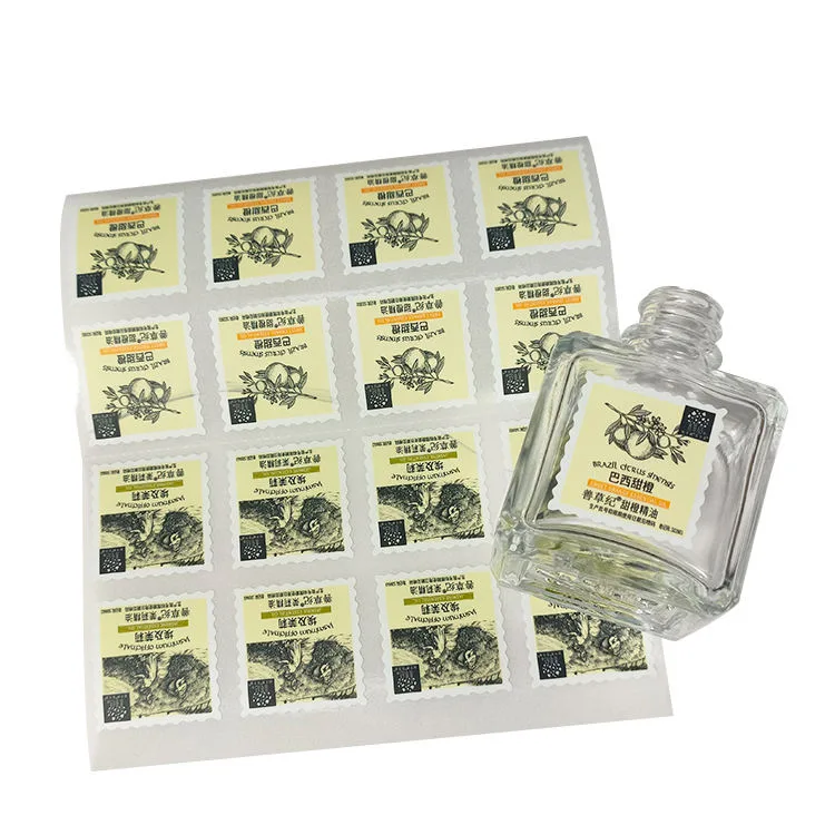 Perfume Bottle Sticker Sheet