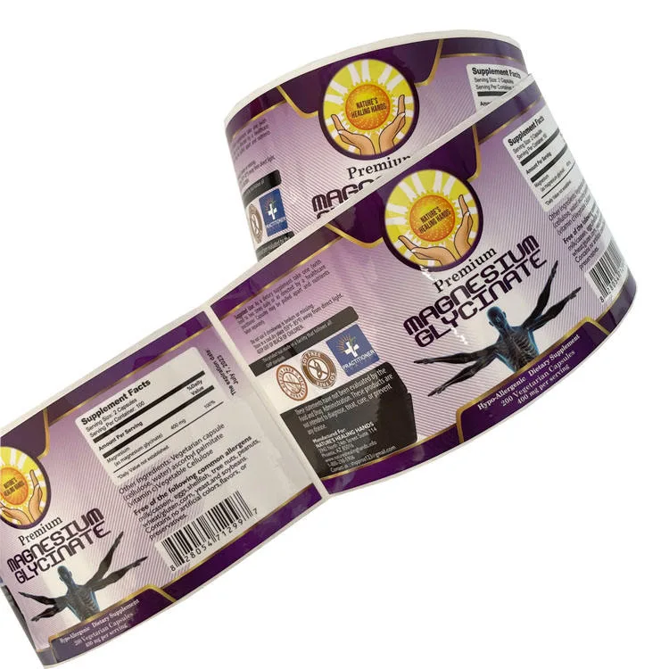 Prebiotic Fibre Nutrition Label Roll
