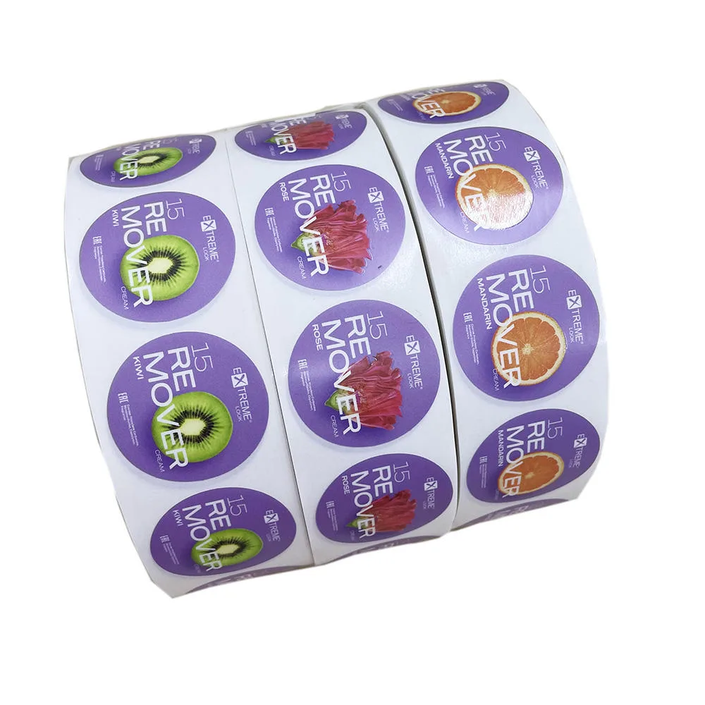 Purple Fruit Drink Label Roll