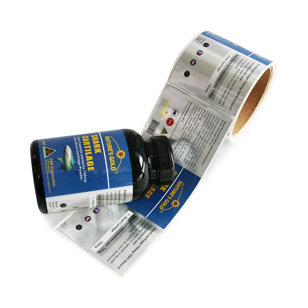Shark Cartilage Supplement Label Roll