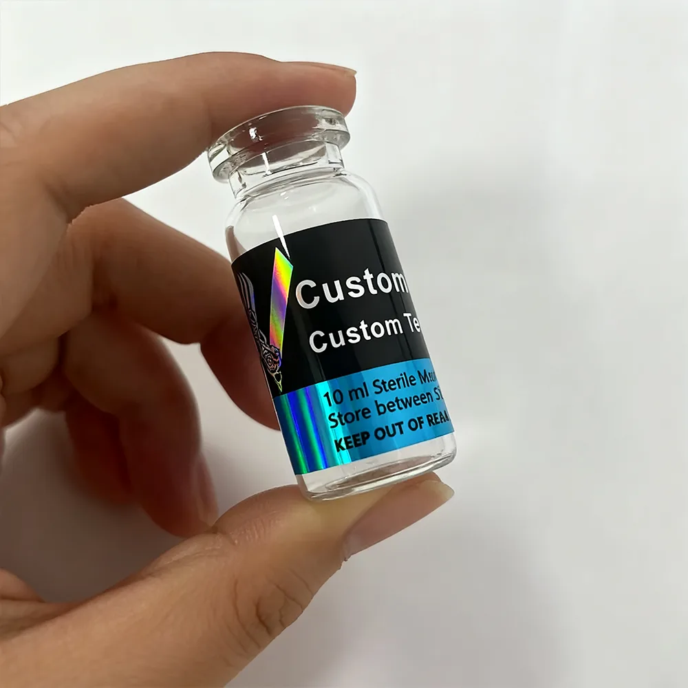 Small Clear Vial Label