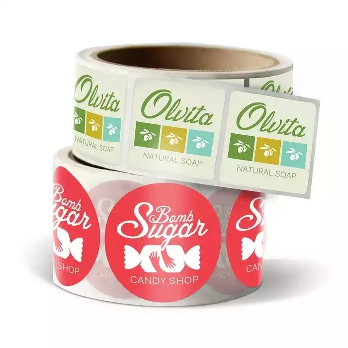 Soap Jar Paper Labels On Rolls
