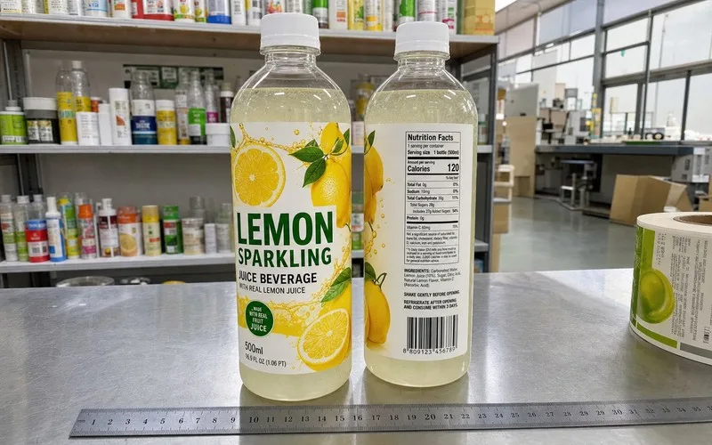 Straight cylinder juice bottle 250ml to 1L