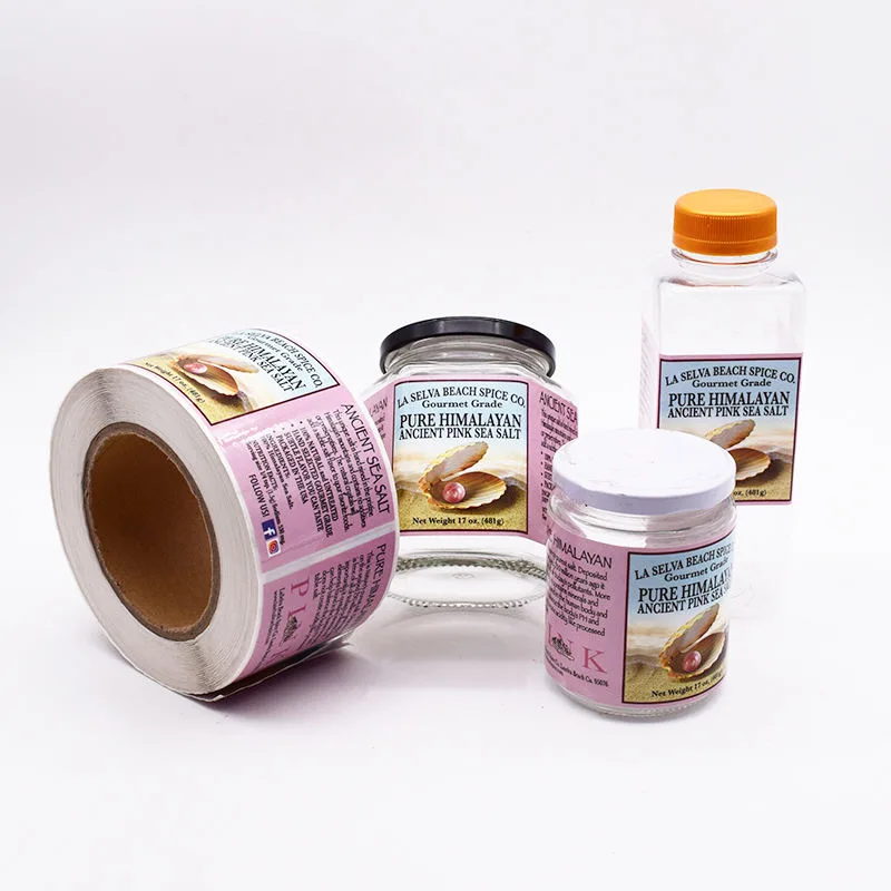 Supplement Bottle Labels And Roll
