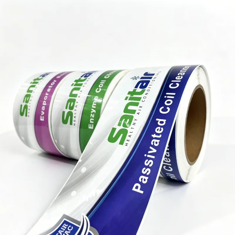 Vinyl Coil Cleaner Labels On Rolls