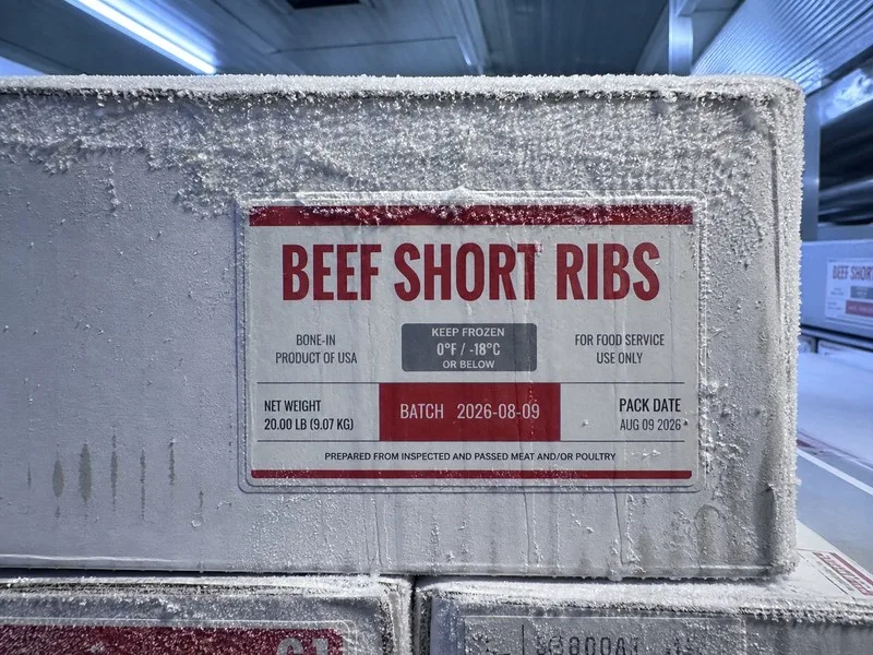 vinyl deep freeze label material