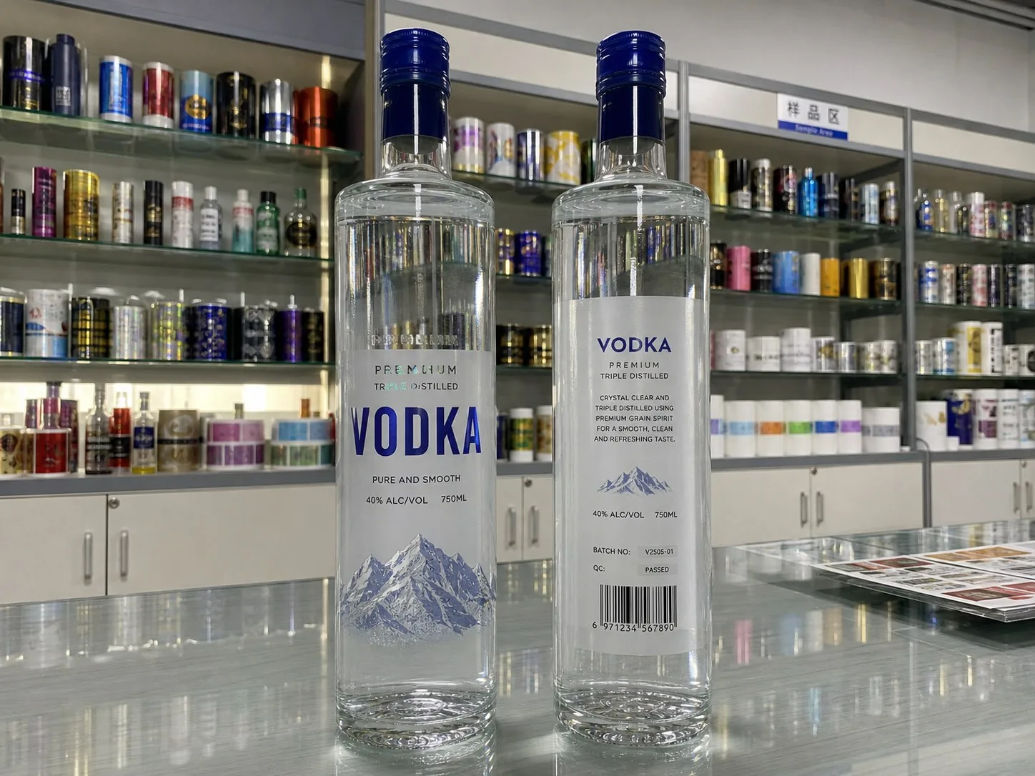 vodka tall clear no label front