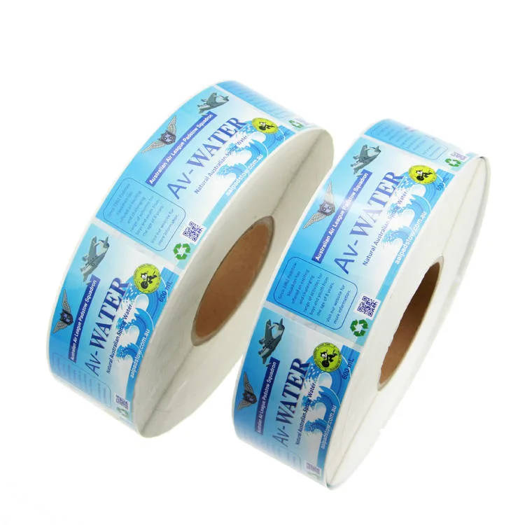 Water Bottle Label Rolls Product View