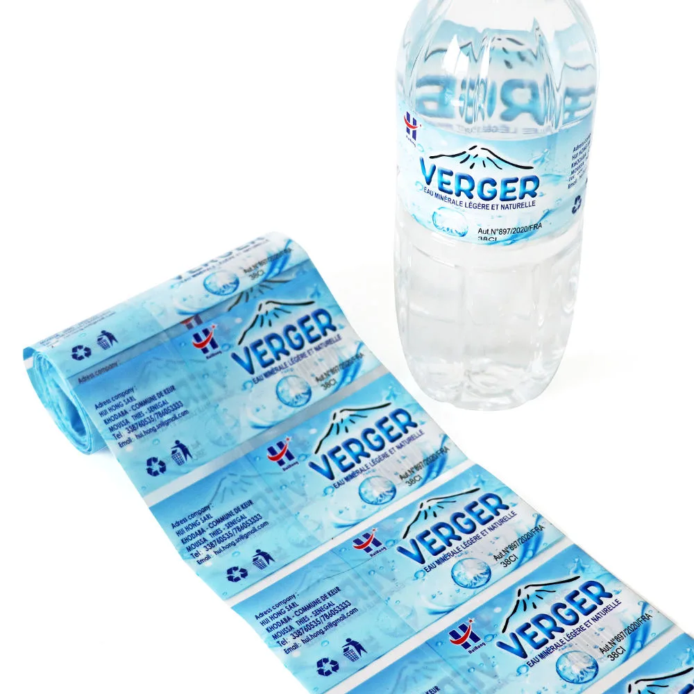 Water Bottle Label Sheet