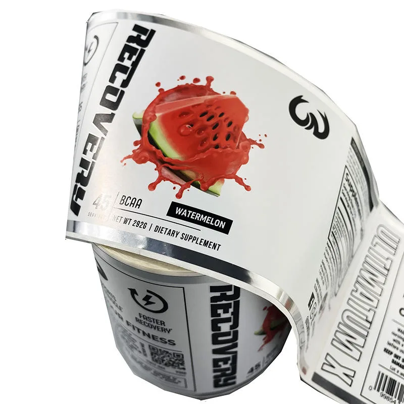 Watermelon Juice Can Label Roll