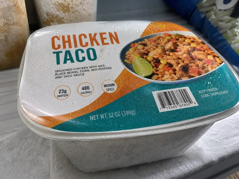 white BOPP frozen food label material