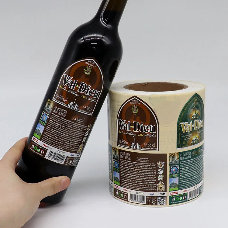 Wine Bottle Back Label Roll