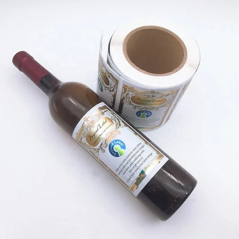 Wine Bottle Label Roll Product View