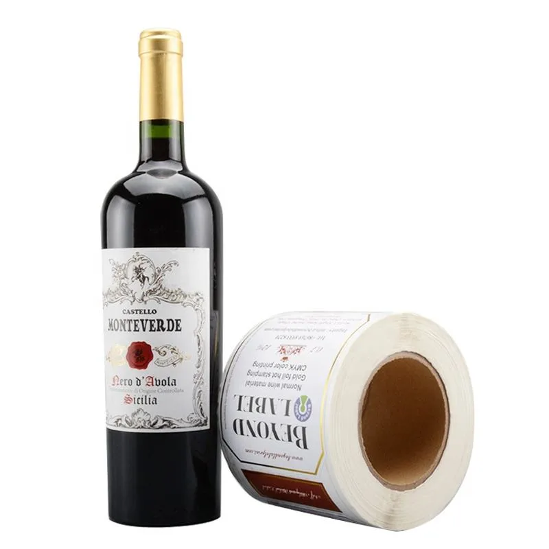 Wine Bottle Label Roll