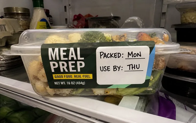 writable food container date labels