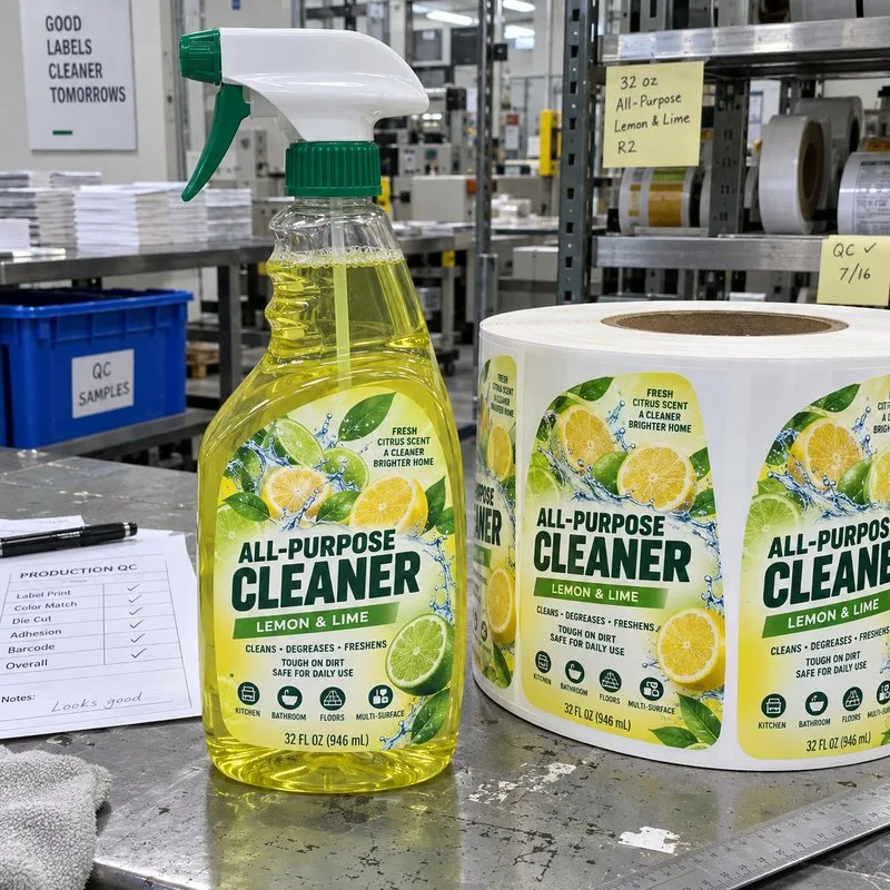 all purpose cleaner bottle label