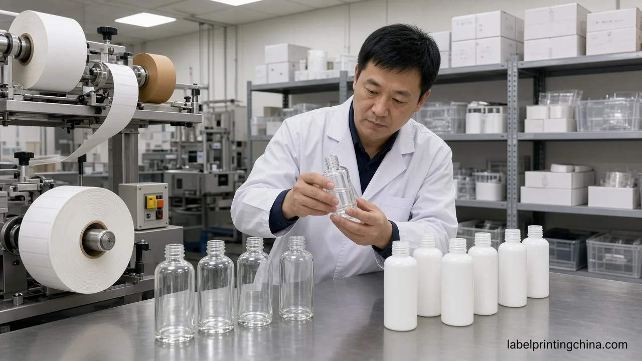 Chinese Tech Checks Skincare Bottle Labels