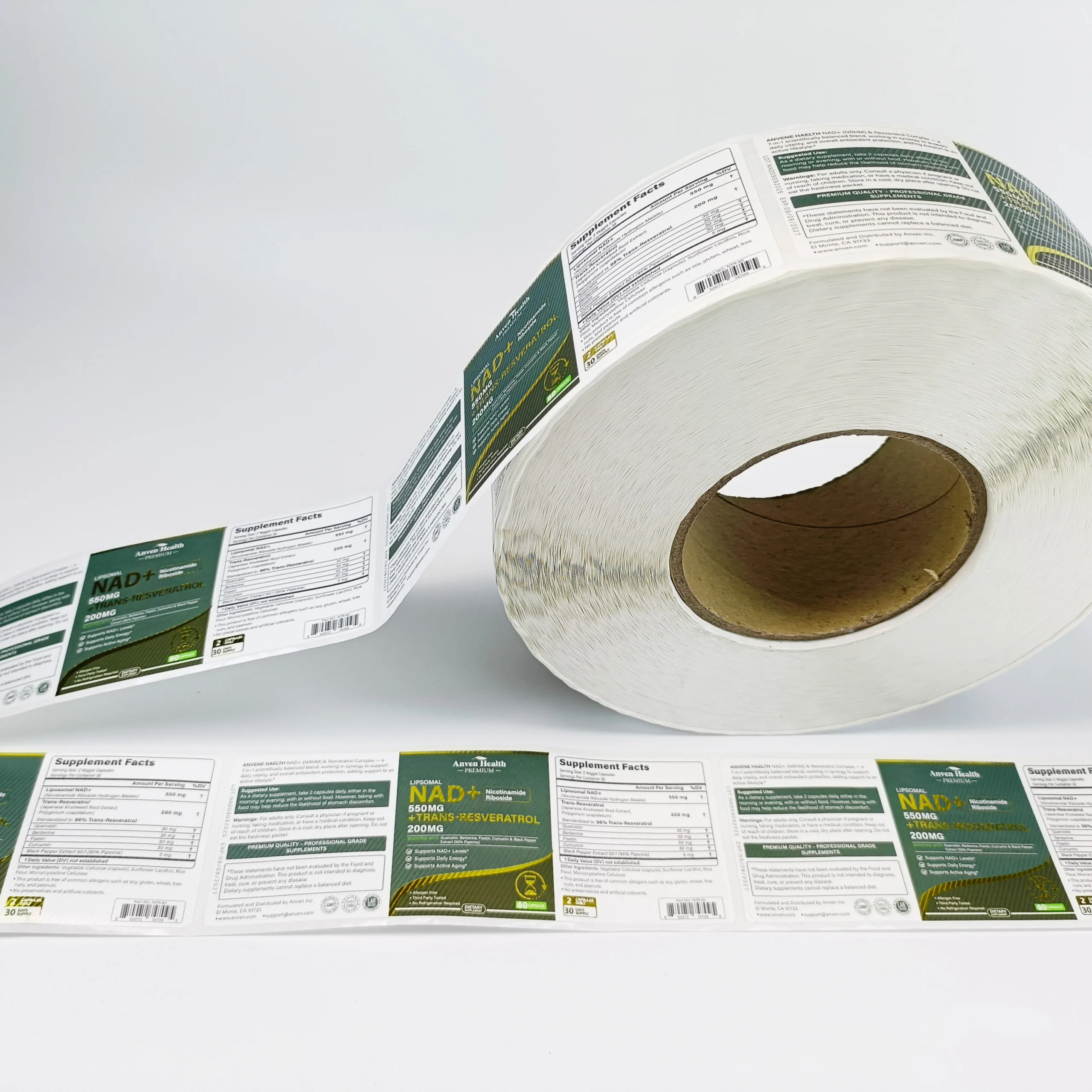 Coffee Container Label Rolls