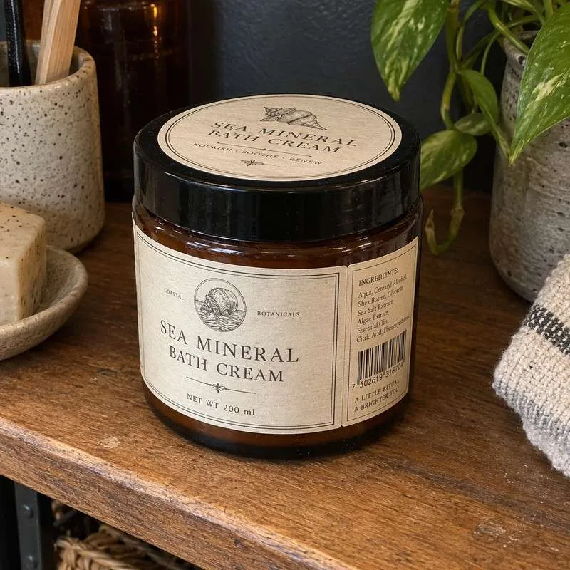Custom bath jar soap labels apothecary