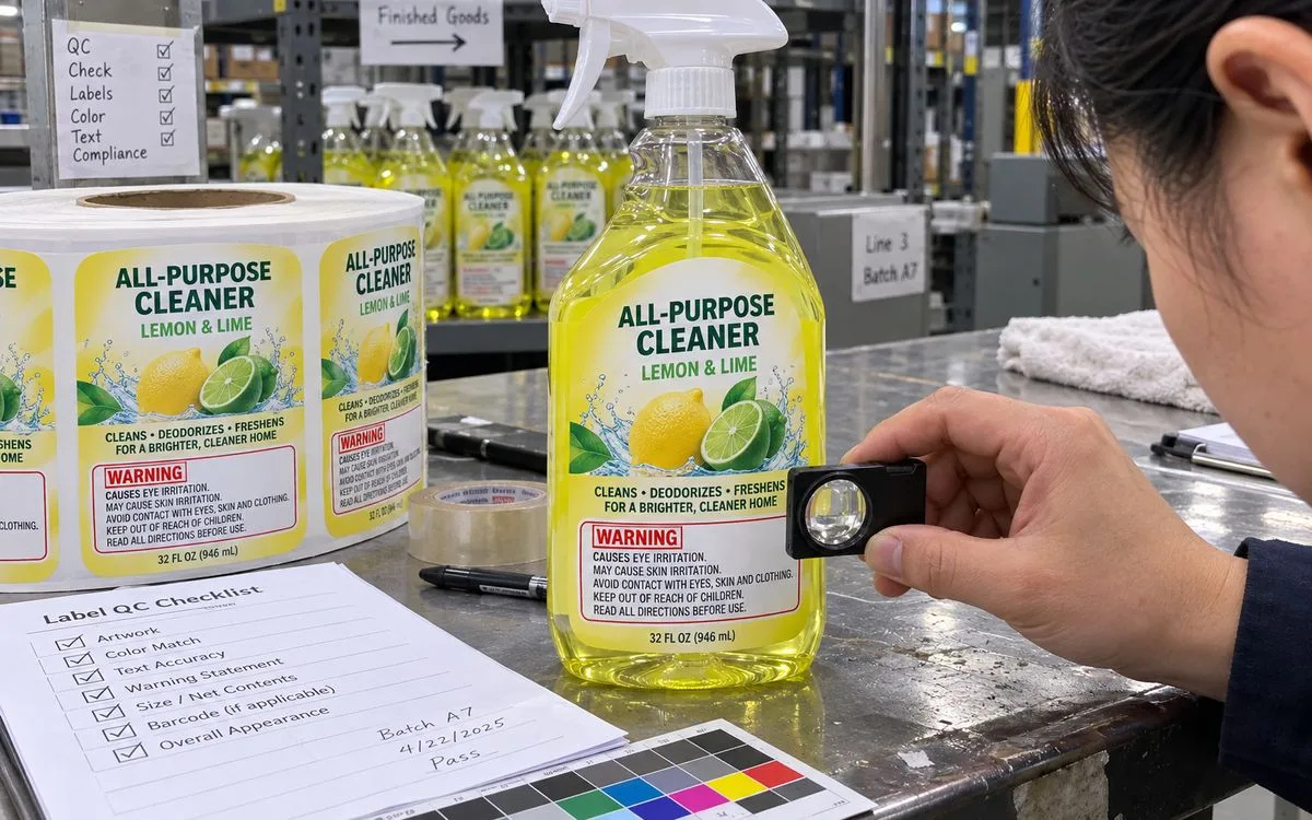 fhsa signal word on cleaner label