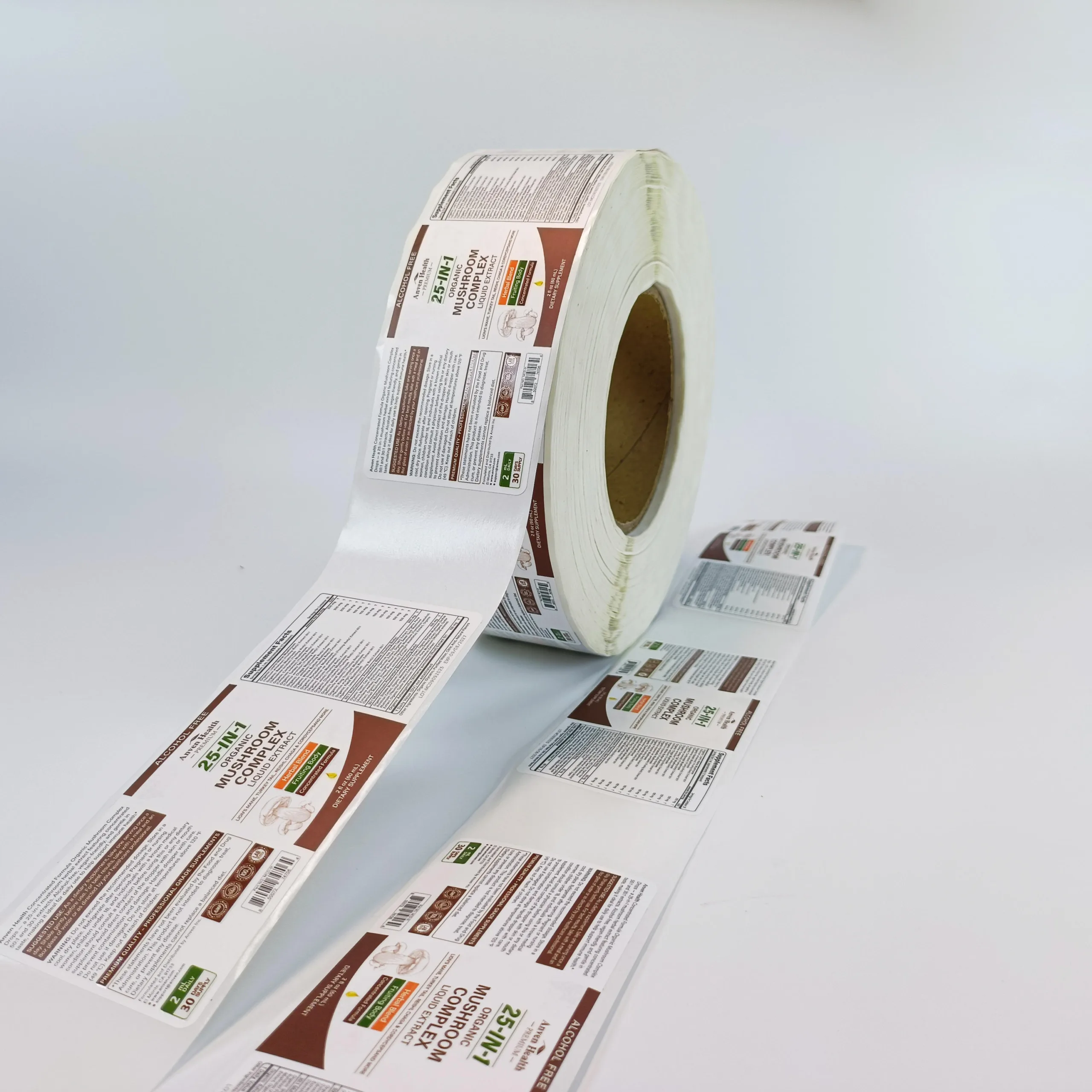 Food Container Label Roll Sheets