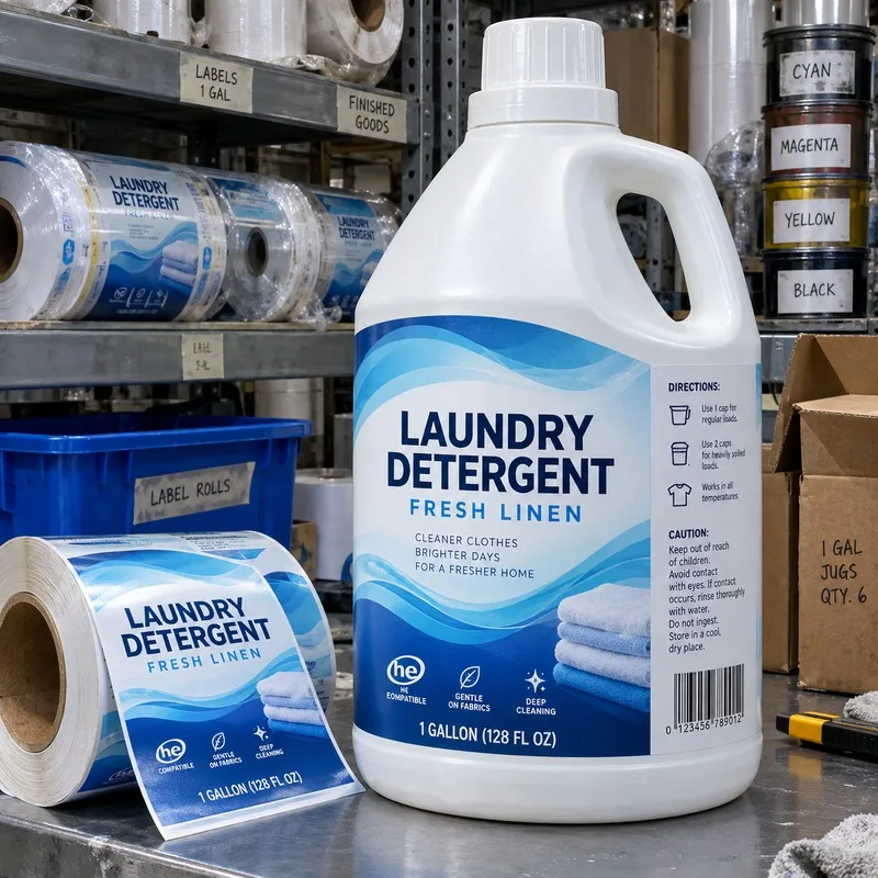 gallon jug cleaner label roll