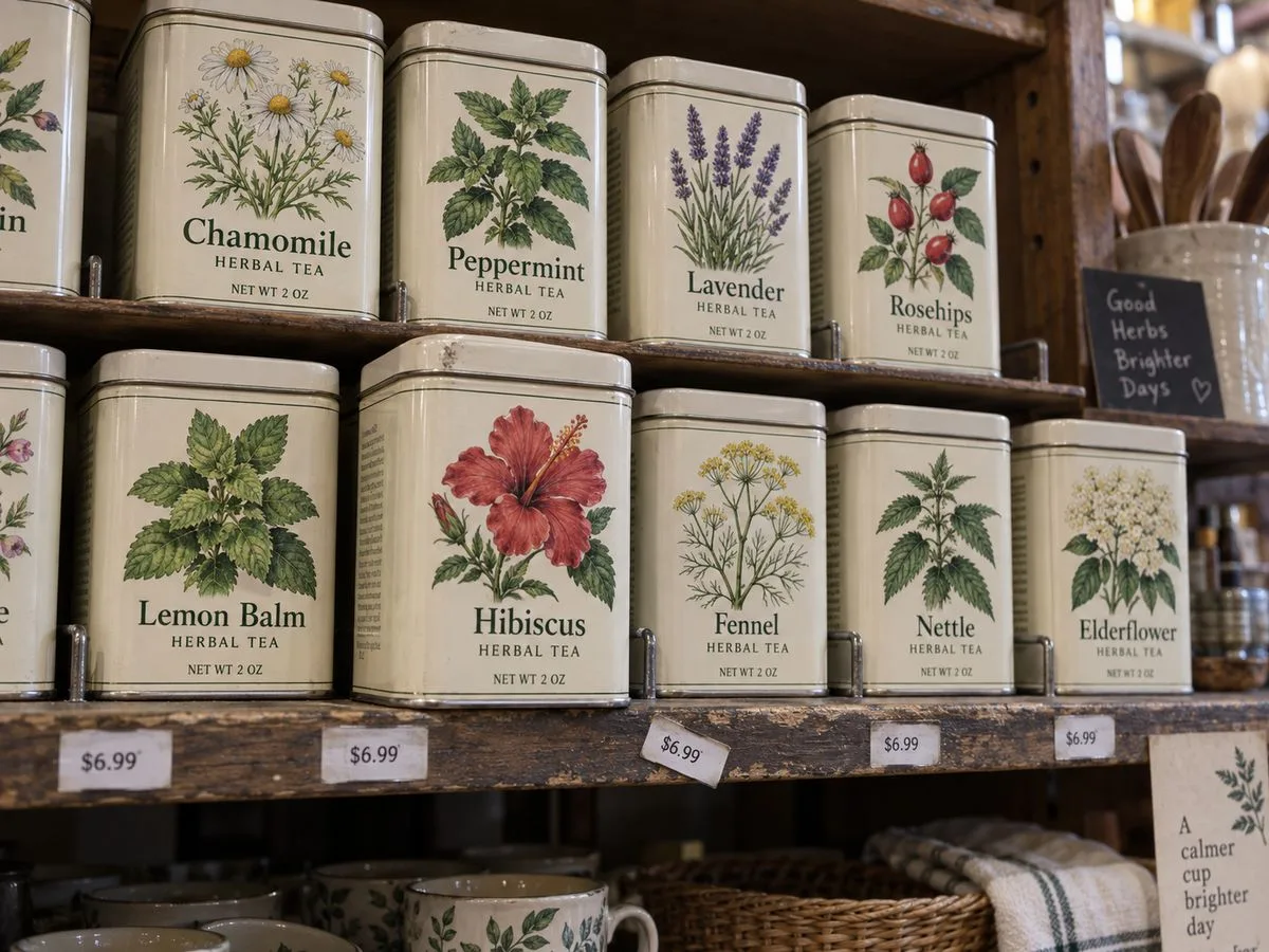Herbal tea series nine SKUs